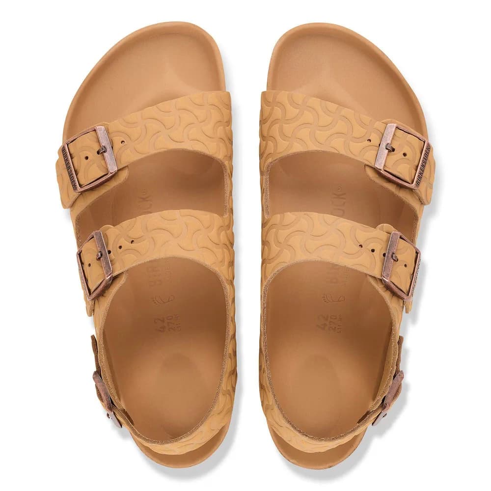 Milano Embossed Leather Nature Semi Veg Tan
