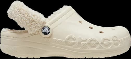 Baya Lined Fuzz-Strap Clog