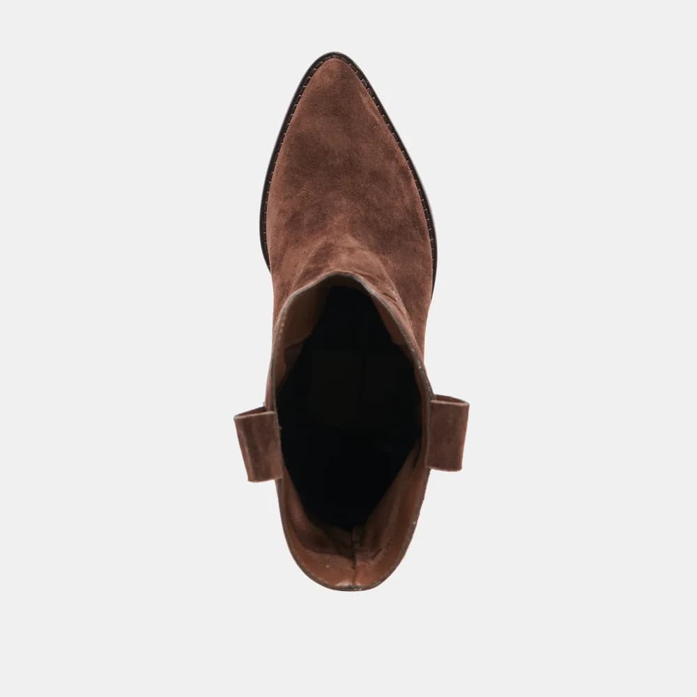 JESSEY BOOTS DK BROWN SUEDE