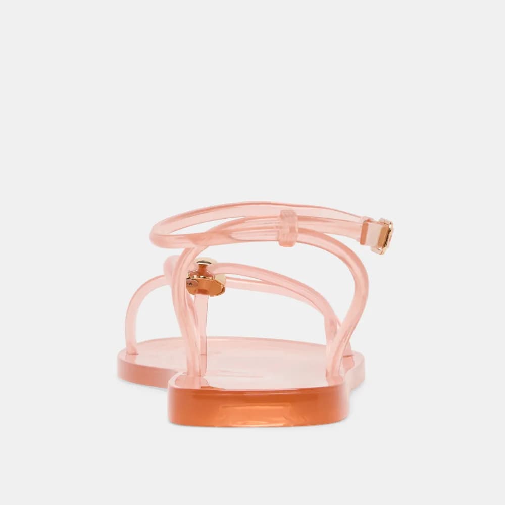 KENLEY VINYL SANDALS ROSE JELLY