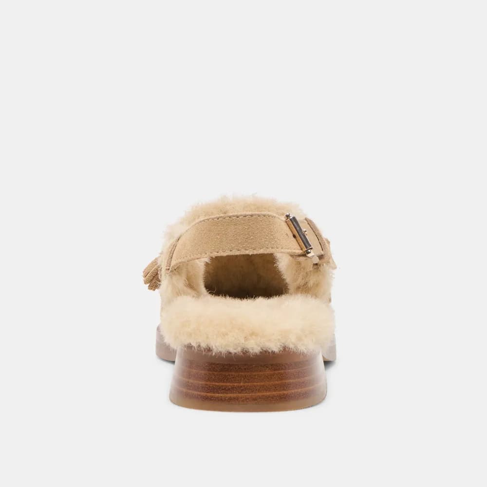 HAMLIT PLUSH LOAFERS DK TAUPE SUEDE