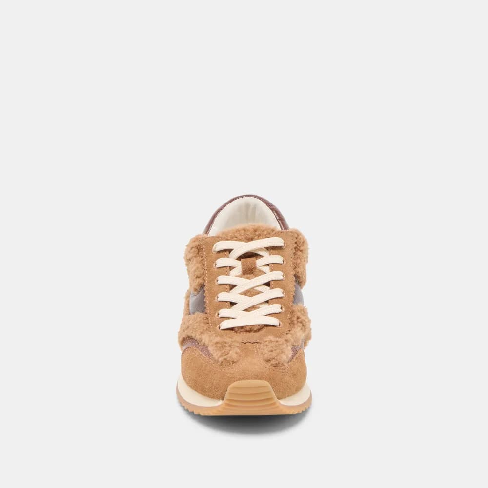 B.NTCD PLUSH SNEAKERS BROWN PLUSH