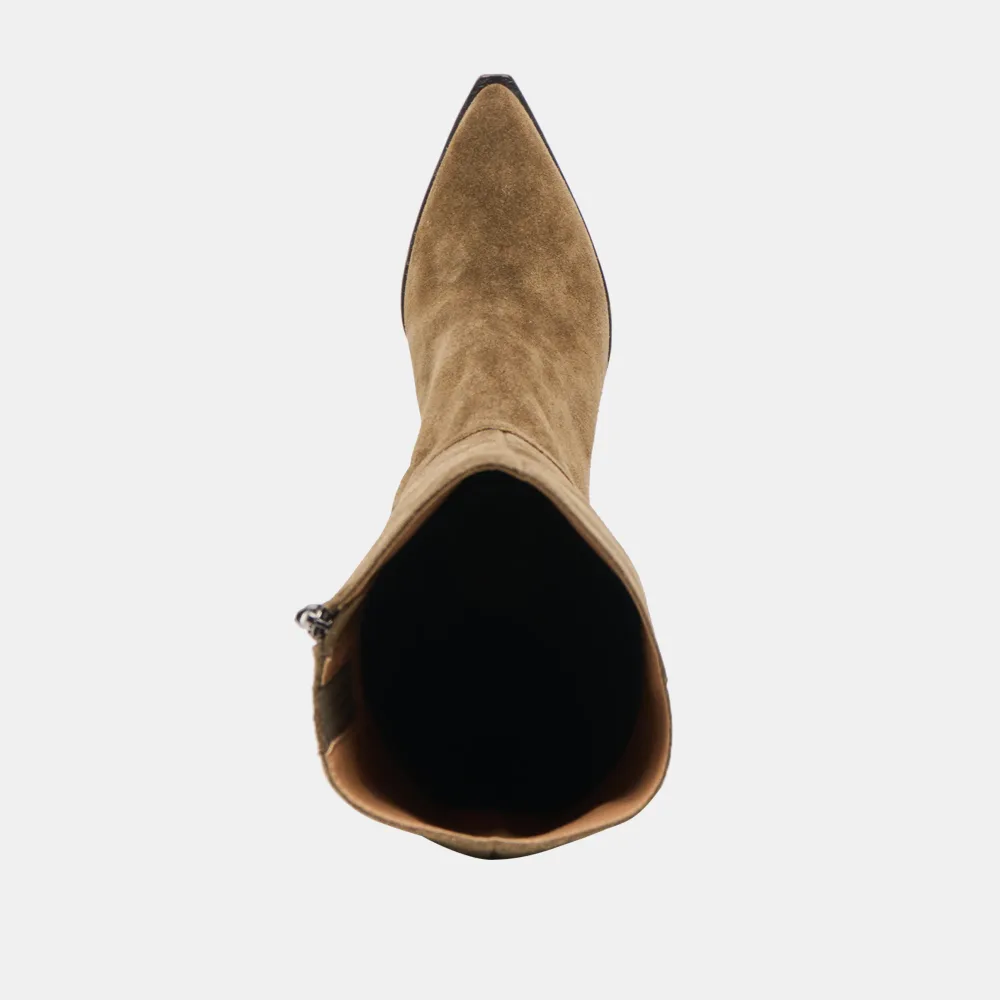 AUGGIE BOOTS OLIVE SUEDE
