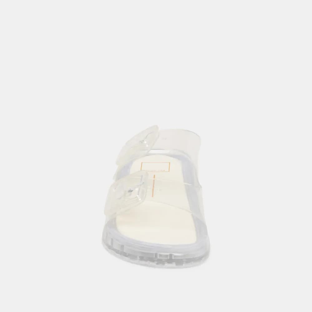 JULIO SANDALS CRYSTAL VINYL