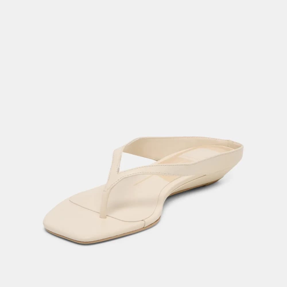 GIZEL SANDALS BONE LEATHER