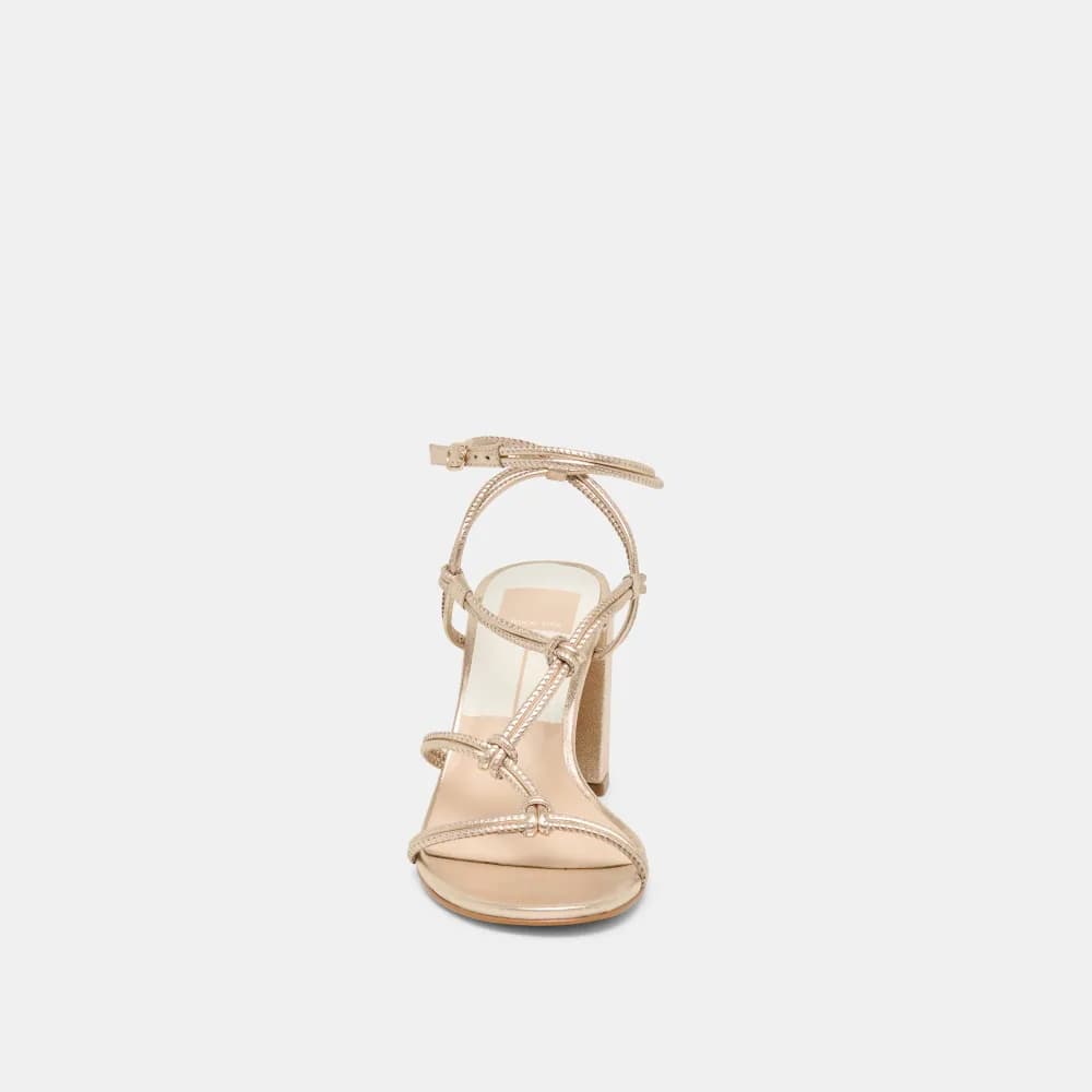 FIZZY HEELS GOLD LEATHER
