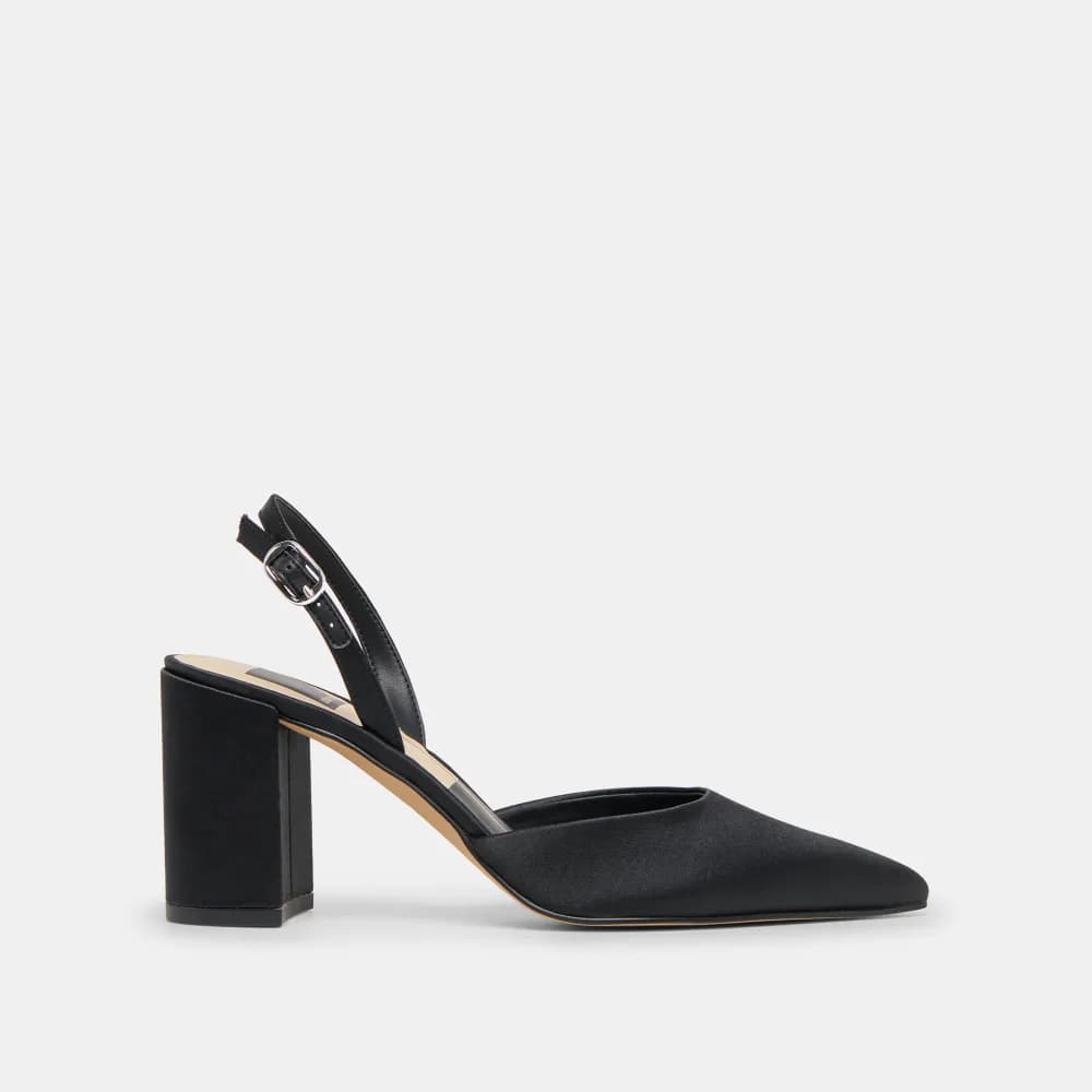 CAREL HIGH HEELS ONYX SATIN