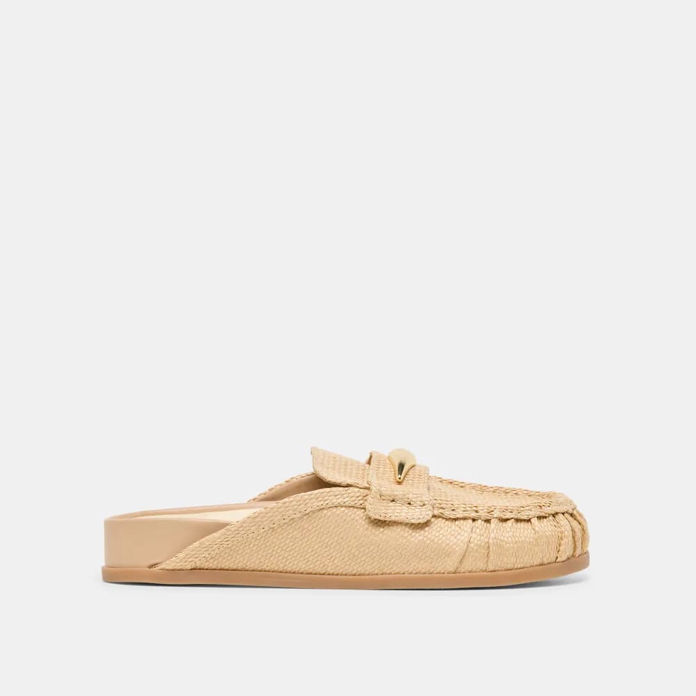 JODERO FLATS LT NATURAL RAFFIA