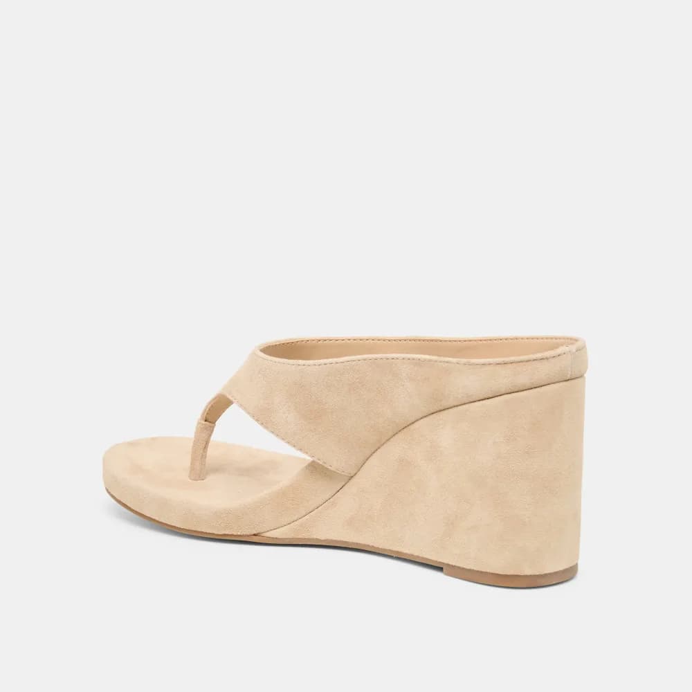 HINNA WEDGES DK BROWN SUEDE