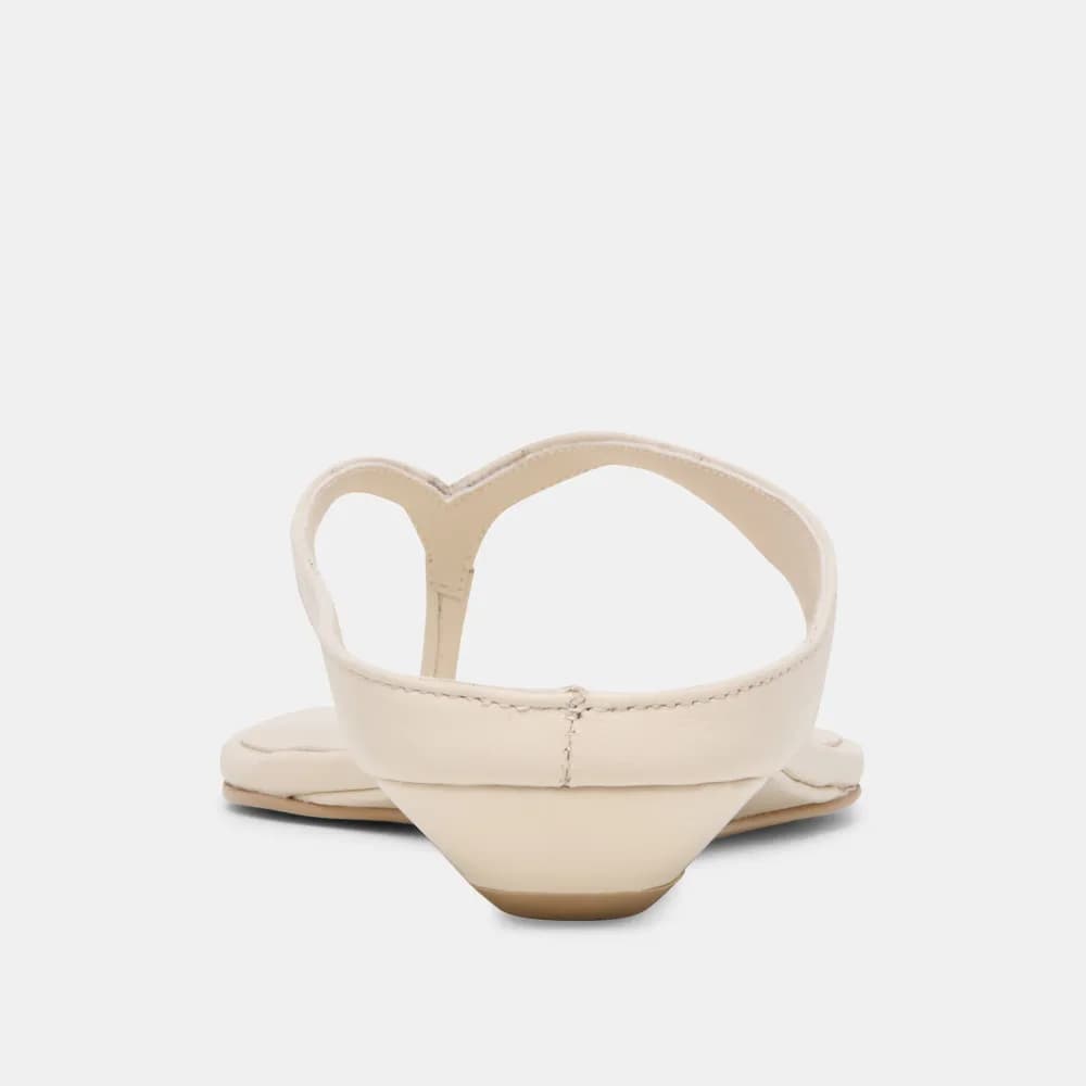 GIZEL SANDALS BONE LEATHER