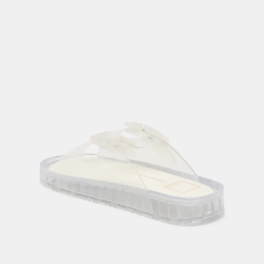 JULIO SANDALS CRYSTAL VINYL