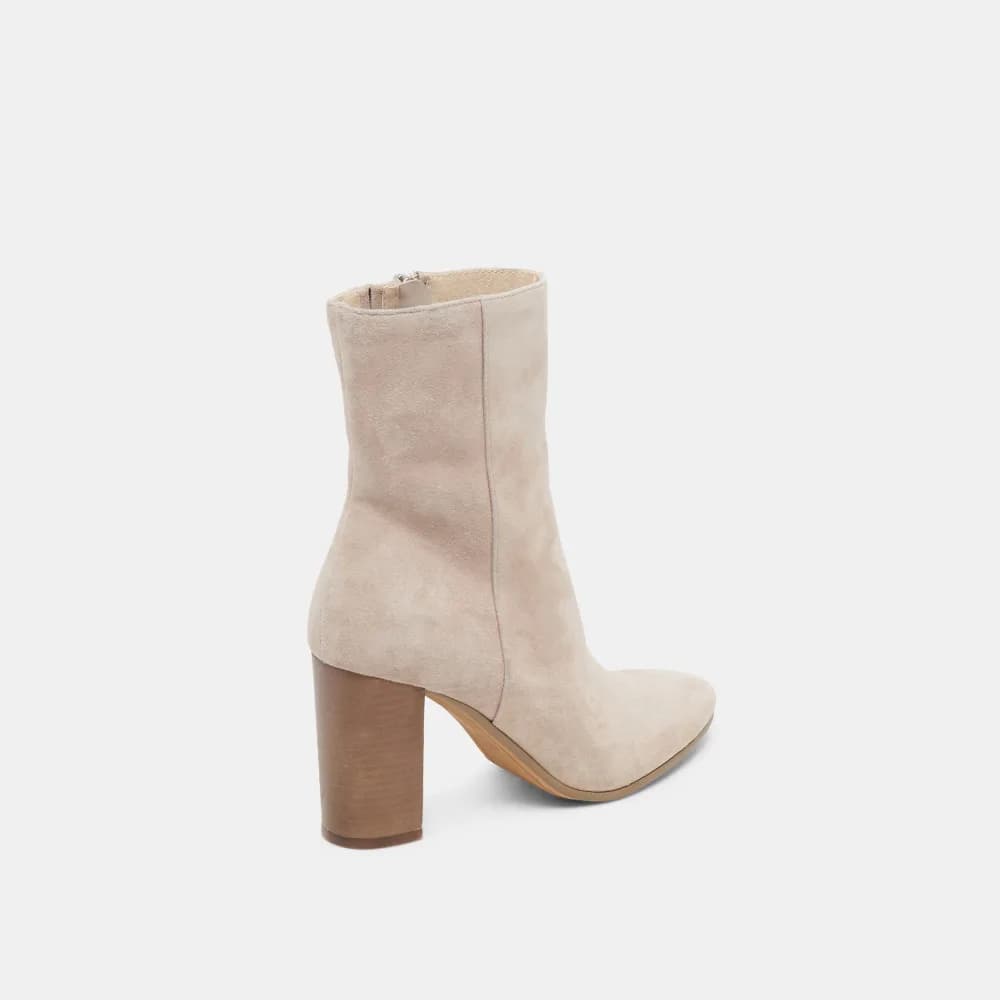 SUZY BOOTIES TAUPE SUEDE