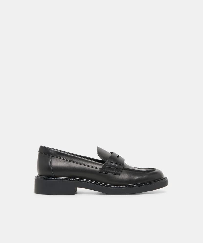 TIGGY LOAFERS BLACK LEATHER