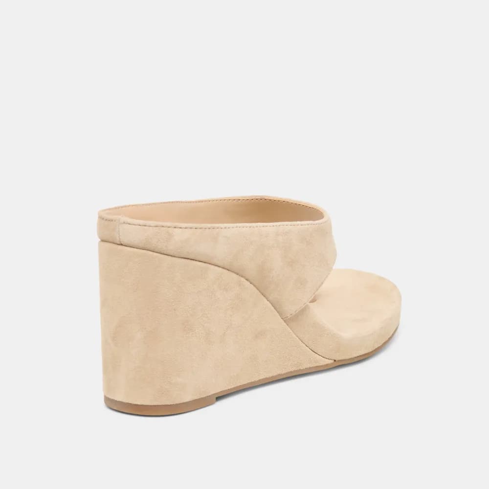 HINNA WEDGES DK BROWN SUEDE