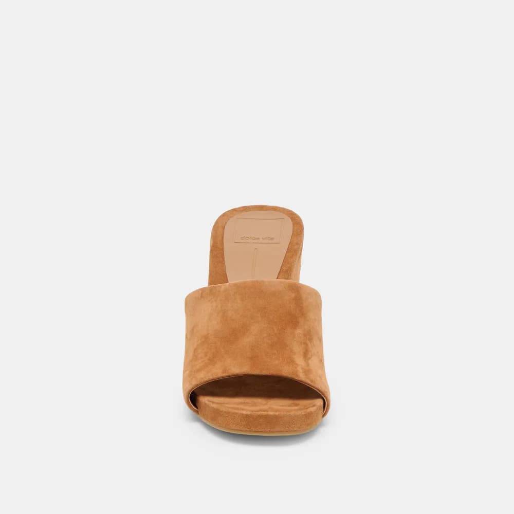 HOLTA WEDGES BROWN SUEDE