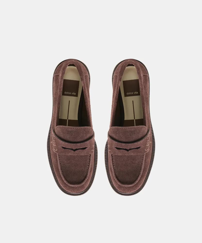 TIGGY LOAFERS MAHOGANY SUEDE
