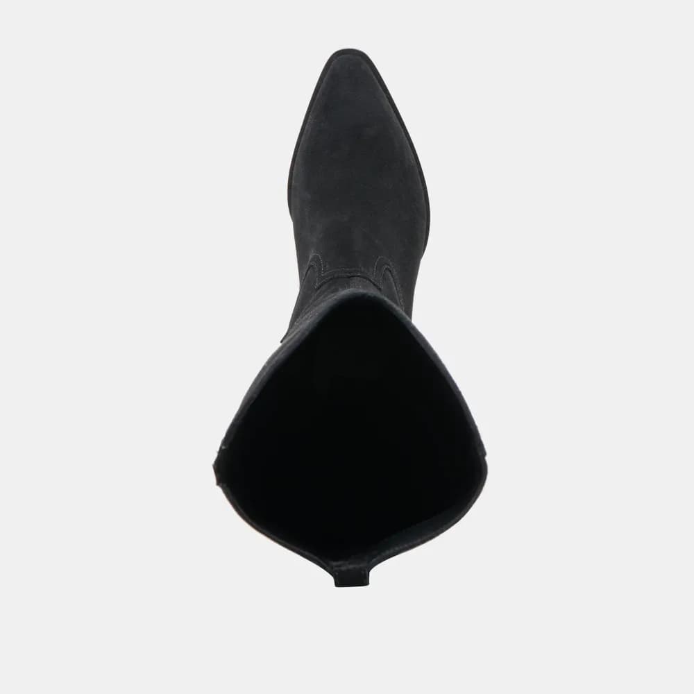 VIRONA H2O WIDE CALF BOOTS ONYX SUEDE