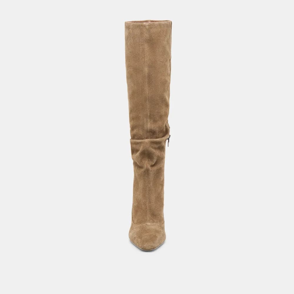 LOUSA BOOTS OLIVE SUEDE