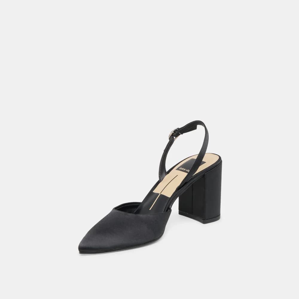 CAREL HIGH HEELS ONYX SATIN