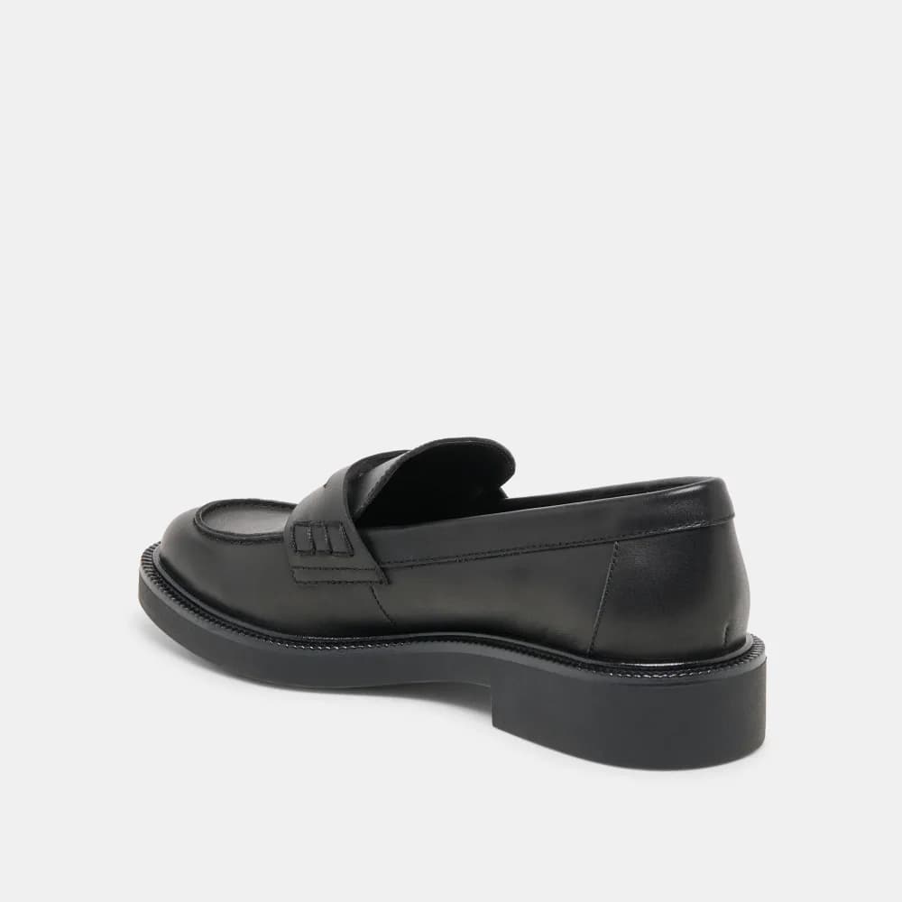 TIGGY LOAFERS BLACK LEATHER