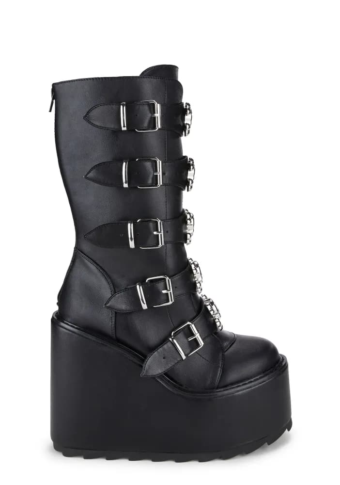Dune Skull Platform Boots