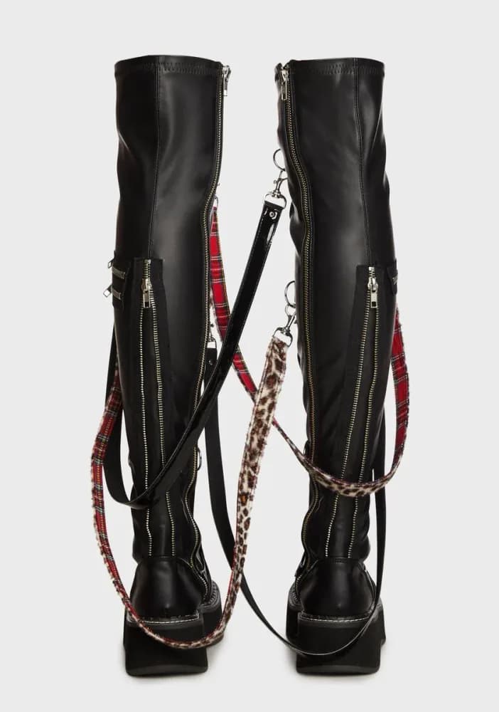 Emily-377 Bondage Boots