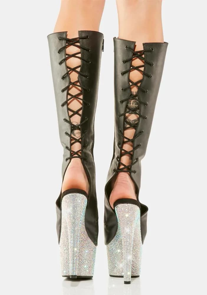 Bejeweled-2018-7 Rhinestone Platform Heels