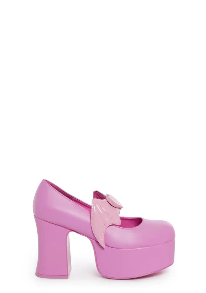 X Monster High Deelite Draculaura Platform Mary Janes