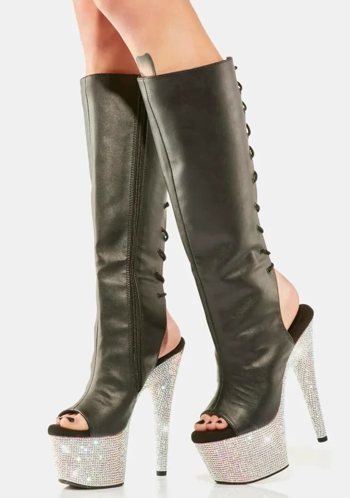 Bejeweled-2018-7 Rhinestone Platform Heels