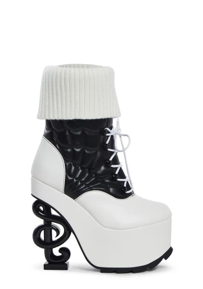 X Monster High Phantom Platform Boots