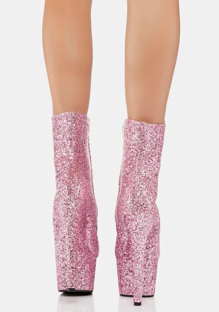 Pink Adore-1020Gwr Platform Boots