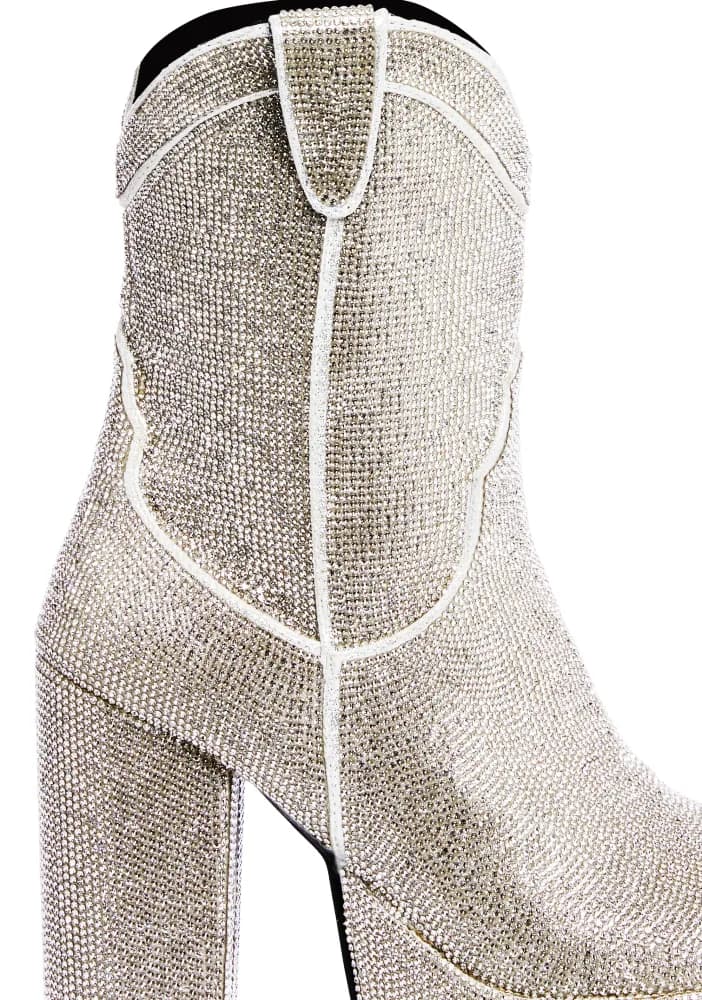 Western Treasures Platform Boots