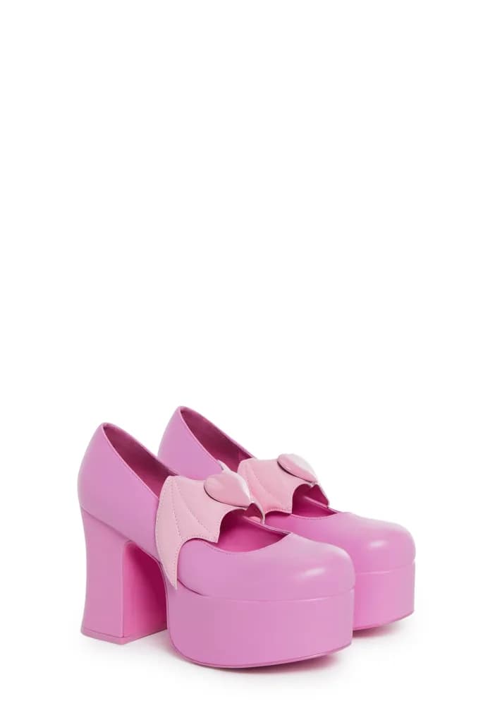 X Monster High Deelite Draculaura Platform Mary Janes