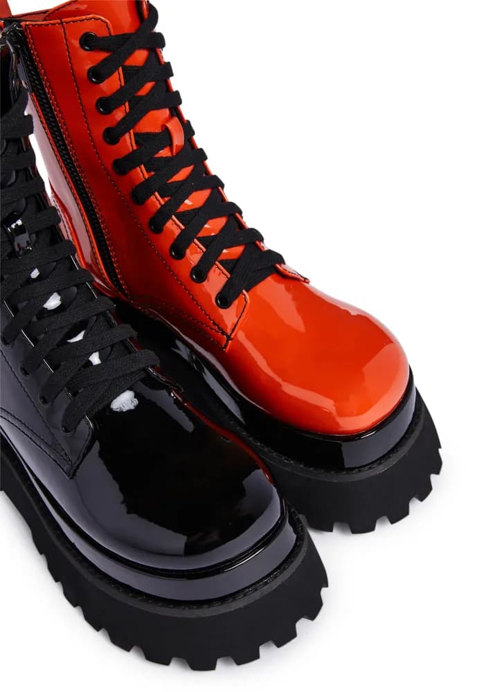 Color Me Haunted Mismatched Boots
