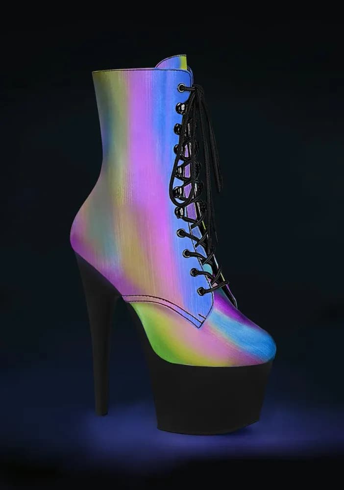 Chromatic Own The Spotlight Reflective Platform Boots