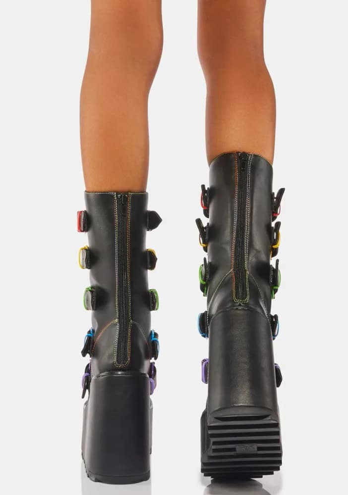 Dune Rainbow Platform Boots