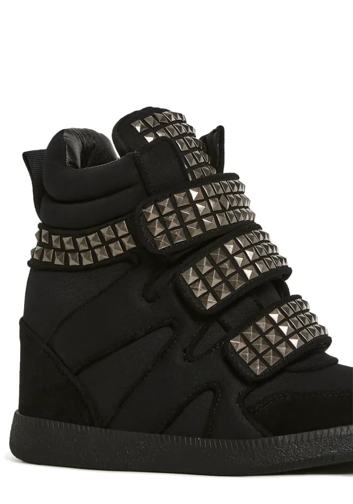 Ambient Wedge Sneakers With Studs