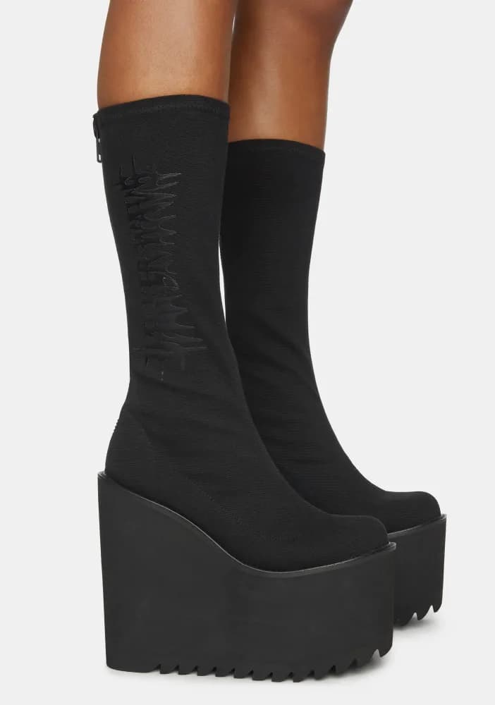 Synth Unisex Stretch Logo Traitor Boots