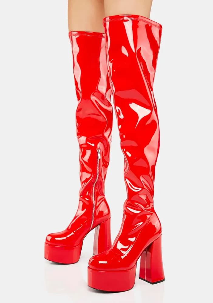 Fire The Wickedly Talented Thigh-High Boots