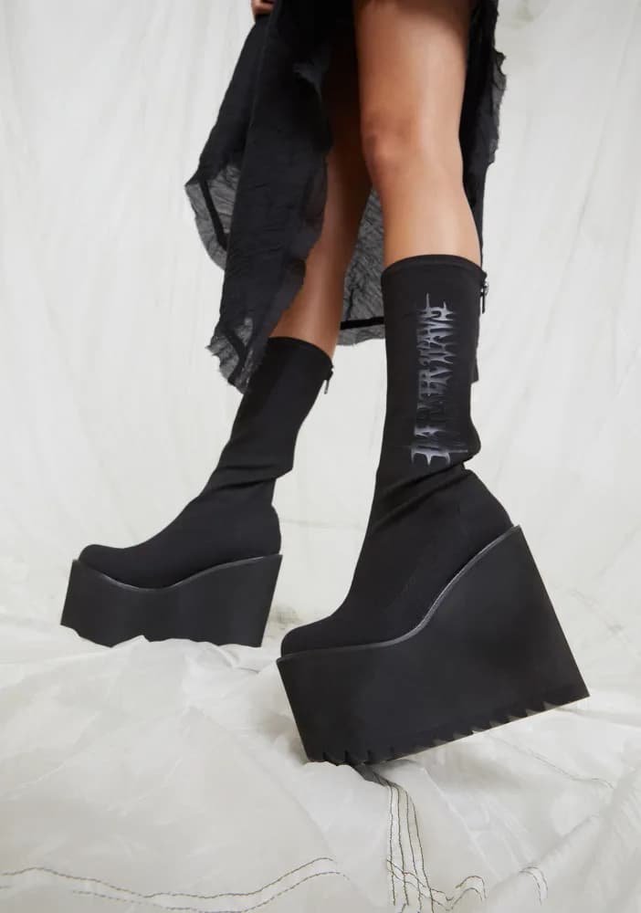 Synth Unisex Stretch Logo Traitor Boots