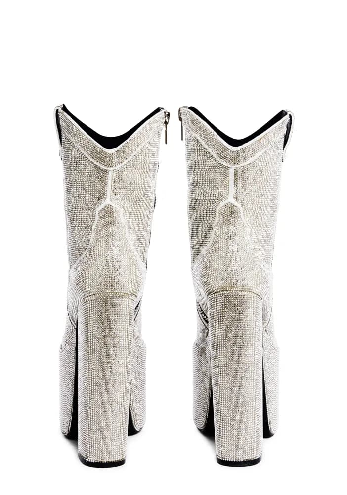 Western Treasures Platform Boots