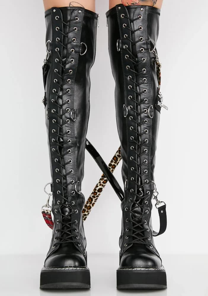Emily-377 Bondage Boots