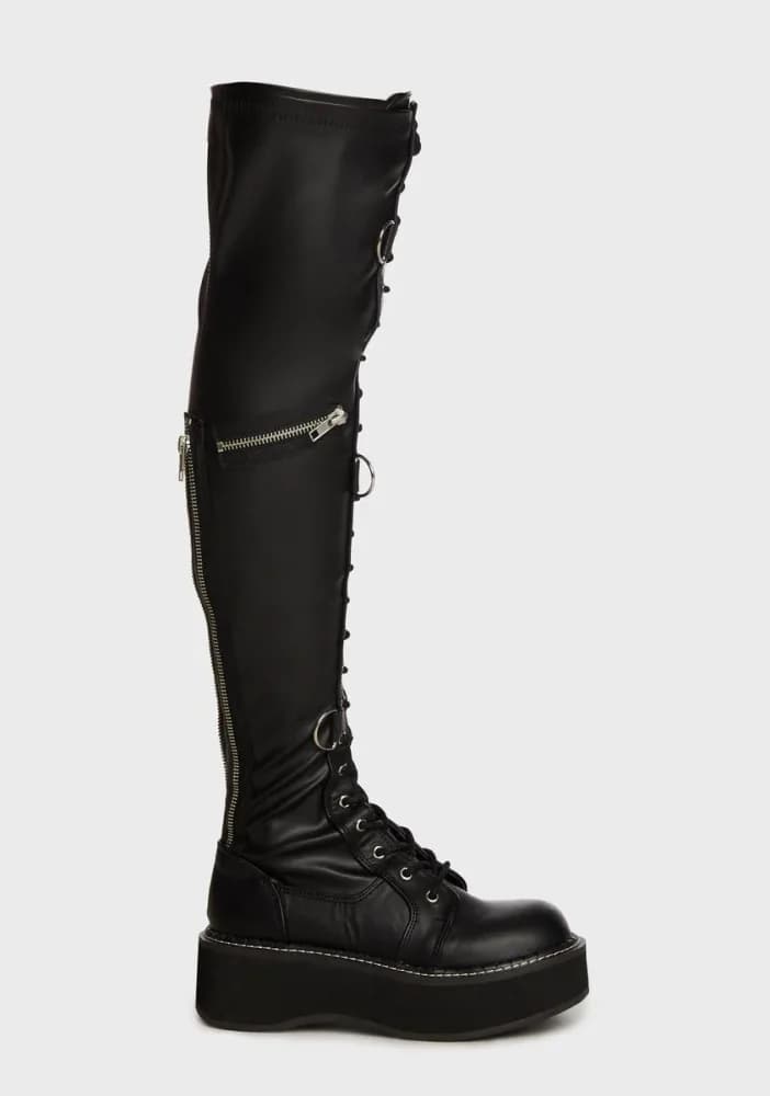 Emily-377 Bondage Boots
