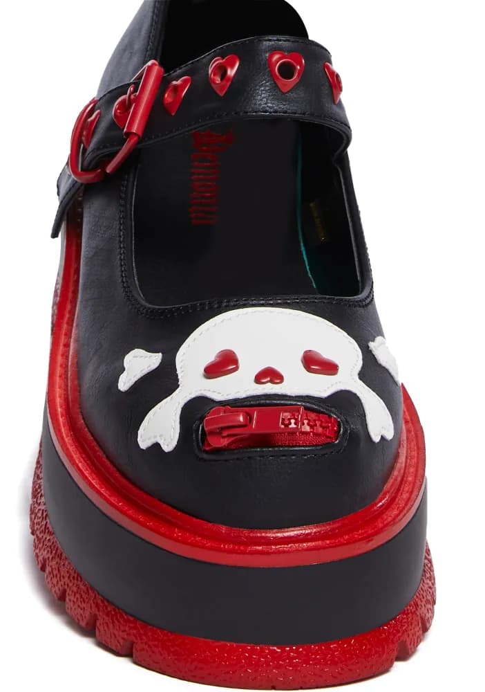 Red Slacker-27 Mary Janes