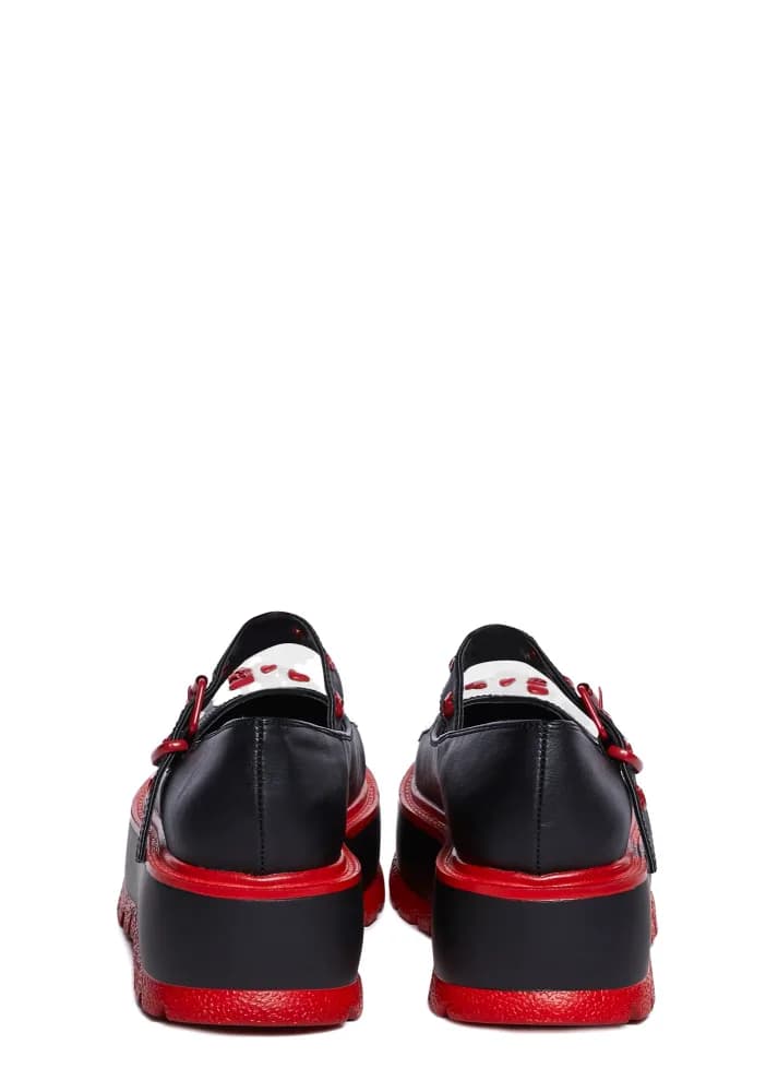 Red Slacker-27 Mary Janes
