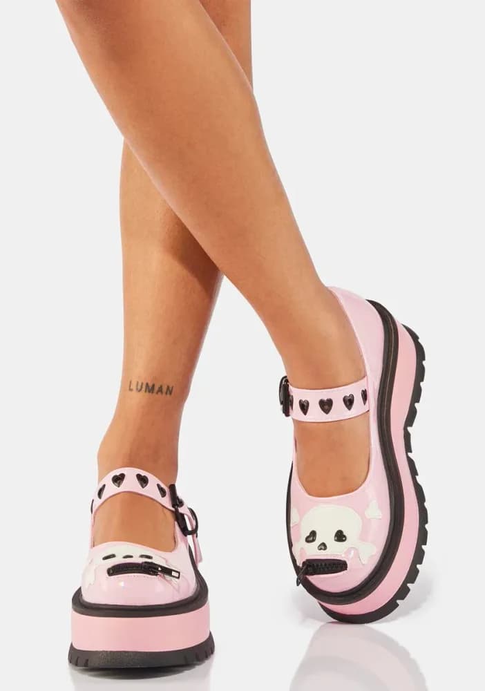 Baby Pink Slacker-27 Mary Janes