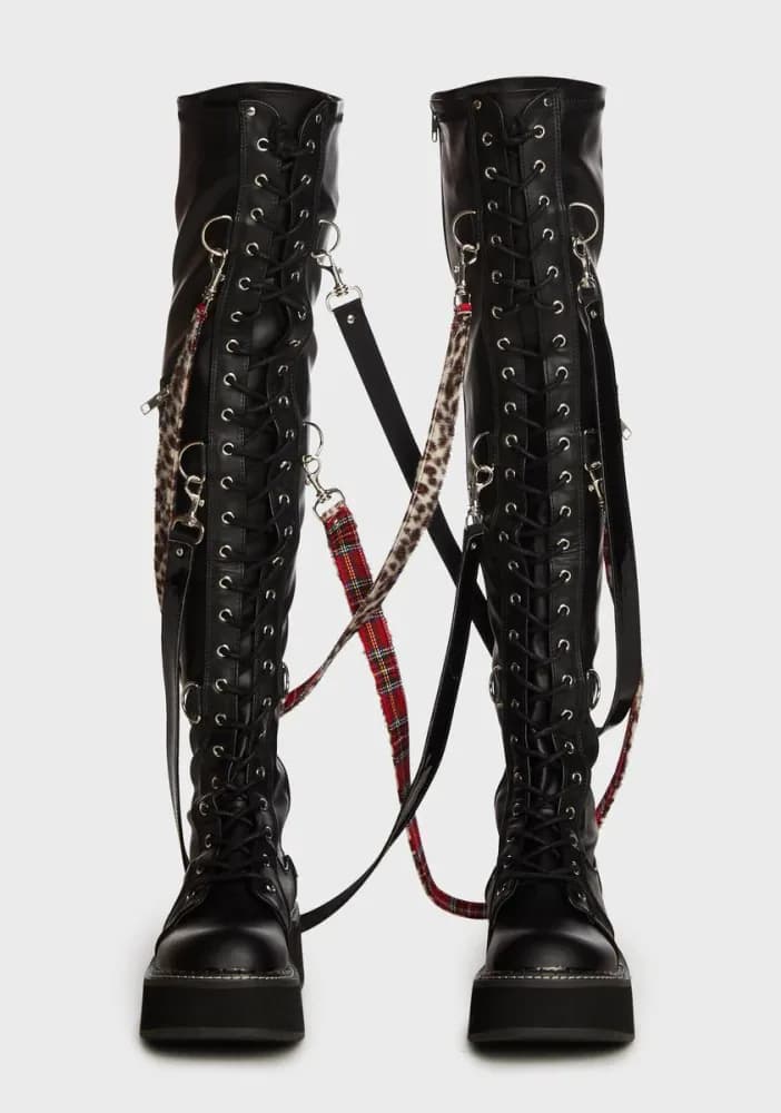 Emily-377 Bondage Boots