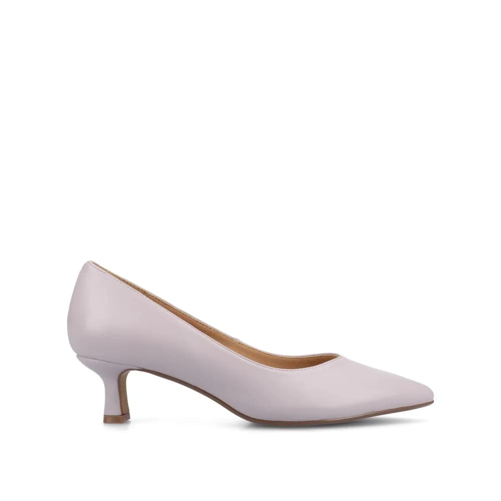 PAMMIE KITTEN HEELS IN VEGAN LEATHER
