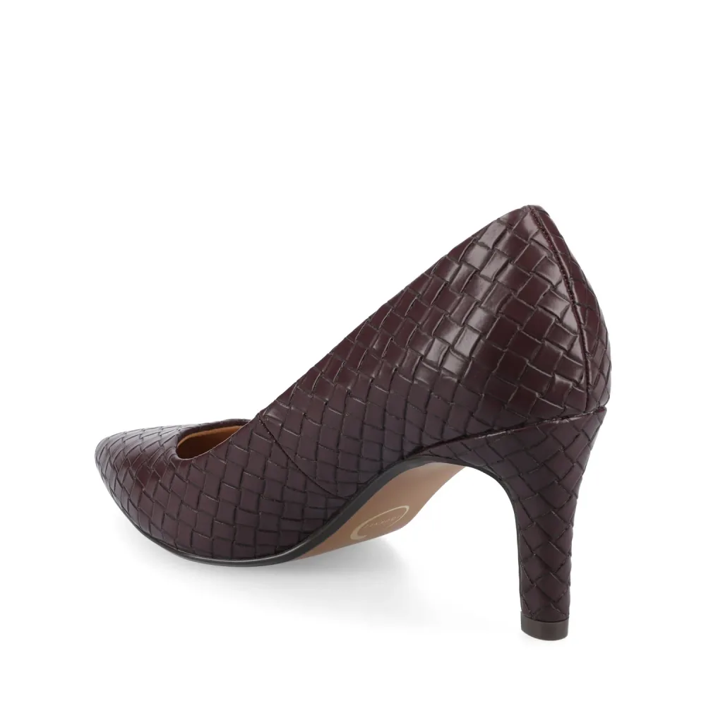 SCYLEE IN OXBLOOD WOVEN