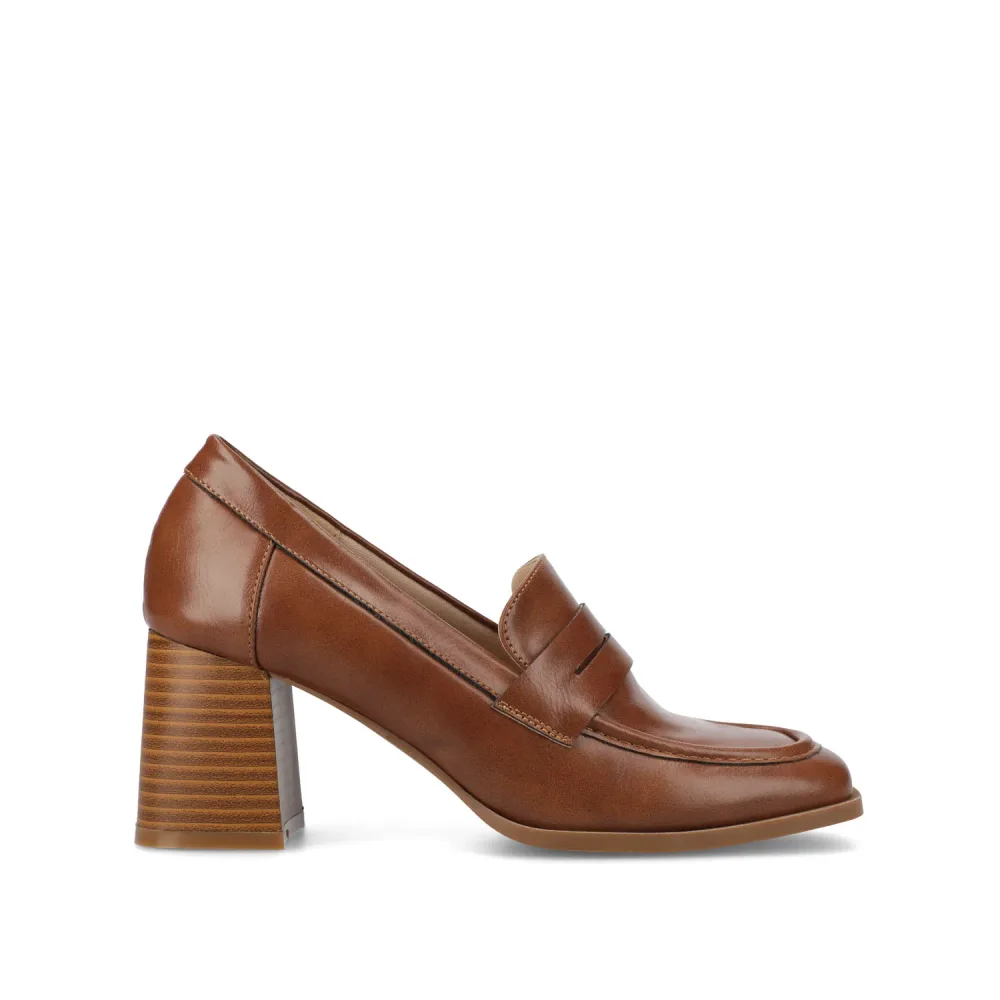 MALLEAH BLOCK HEEL LOAFERS IN WIDE